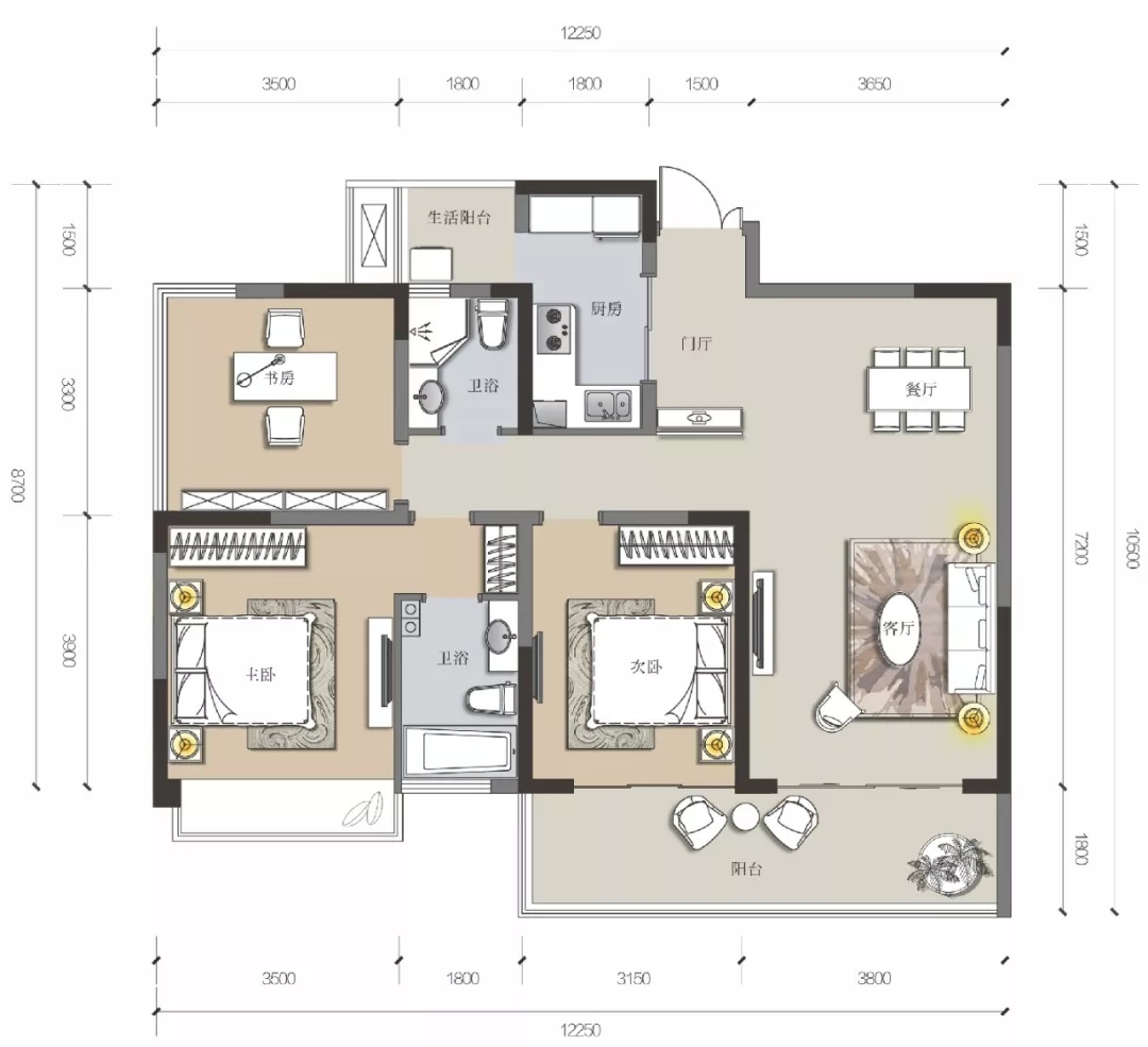 北大資源紫境府裝修
