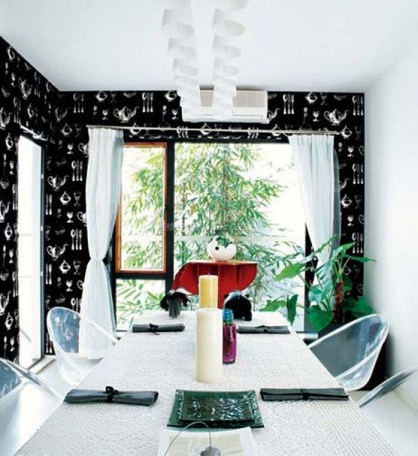 經典黑白風格家居圖片