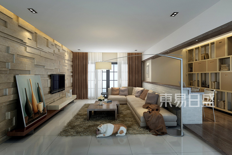 蜀郡200平米躍層現代簡約風格