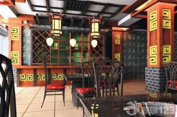 火鍋店裝修圖片