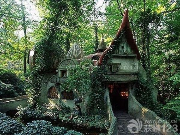 新西蘭的深林小屋