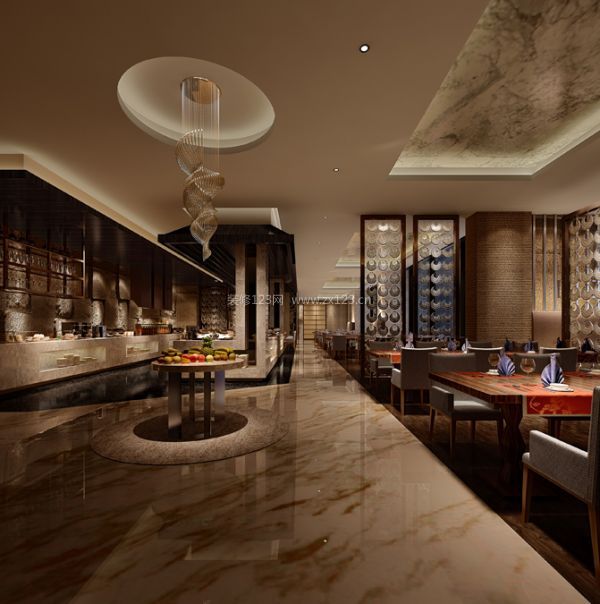 淺析西餐連鎖店裝修設(shè)計方案主要包含哪些方面（組圖）_安徽三鼎建筑裝飾工程有限公司