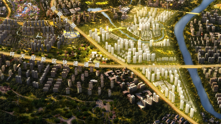 濱江酈城區(qū)域圖