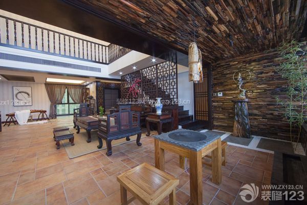 中式別墅裝修風格裝飾材料的選擇