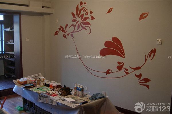 田園風格家裝墻繪