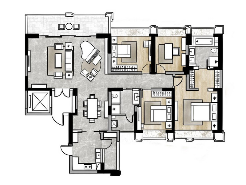 云門天璽戶型圖